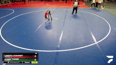 50 lbs Quarterfinals (8 Team) - Landon Luckhardt, TMBWWG vs Korbin Turner, Chatfield