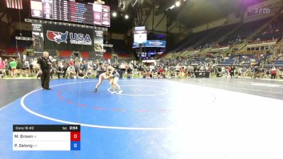 144 lbs Cons 16 #2 - Moorea Brown, Iowa vs Paityn Delong, New York