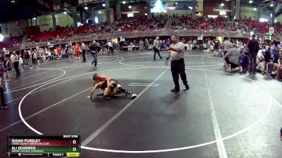 70 lbs Cons. Round 2 - Isaiah Pursley, Chase County Wrestling Club vs Eli Edwards, Boone Central Cardinals