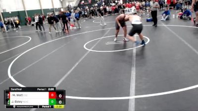 285 lbs Semifinal - Mason Watt, Chadron State vs Jake Boley, Nebraska-Kearney