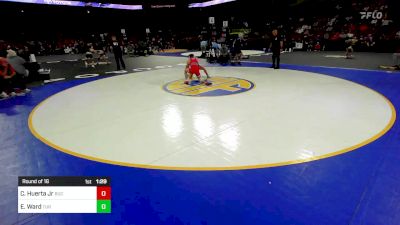 113 lbs Round Of 16 - Christopher Huerta Jr, Buchanan (CS) vs Ethan Ward, Turlock (SJ)