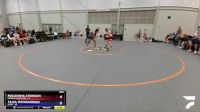 200 lbs Round 4 (6 Team) - Mackenna Atkinson, Pennsylvania Red vs Tilisa Matakaiongo, Utah