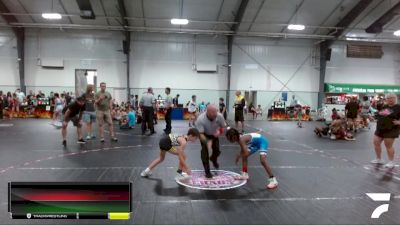 70 lbs Round 3 (6 Team) - Zane Gustafson, Florida Scorpions vs Aviyahn Mills, Roundtree Wrestling Academy