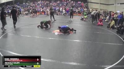 52 lbs Semifinal - Nickole Salem, Legacy Elite vs Kael Waddell, Reverence Wrestling Club