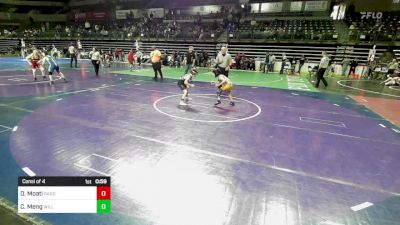 65 lbs Consi Of 4 - Omar Moati, Saddle Brook vs Carter Meng, Williamstown Braves