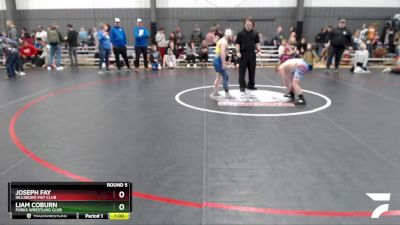 105 lbs Round 5 - Joseph Fay, Hillsboro Mat Club vs Liam Coburn, Forks Wrestling Club