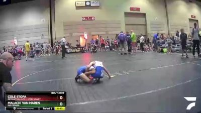 60 lbs 5th Place Match - Cole Stopa, Revolution Elite / Steel Valley vs Malachi Van Maren, Mat Demon