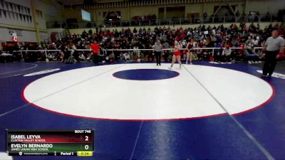 135 (137) Cons. Semi - Isabel Leyva, Clayton Valley School vs Evelyn Bernardo, James Logan High School