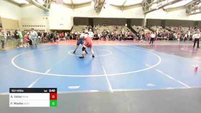 153-H2 lbs Semifinal - Andrew Valas, RedNose Wrestling School vs Paul Mielke, Bergenfield