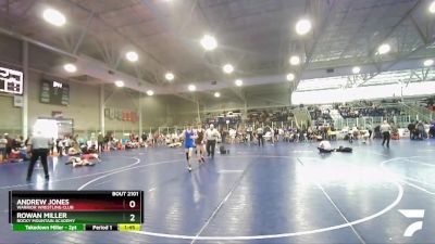 120 lbs Cons. Round 1 - Rowan Miller, Rocky Mountain Academy vs Andrew Jones, Warrior Wrestling Club