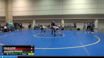 127 lbs Finals (2 Team) - Donavanne Reinhard, Golden Jaws vs Callie Alfieri, Lady Pride Blue