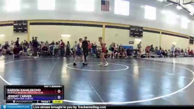 83 lbs Semifinal - Karson Kahalekomo, Daleville Broncos Wrestling Club vs Jeremy Carver, Delta Wrestling Club Inc.