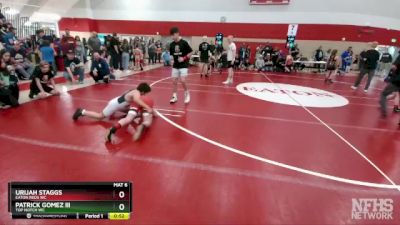 96-103 lbs Round 3 - Patrick Gomez Iii, Top Notch WC vs Urijah Staggs, Eaton Reds WC