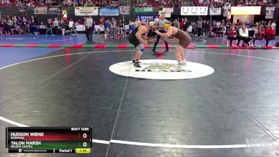 AA - 285 lbs Semifinal - Talon Marsh, Helena Capital vs Hudson Wiens, Bozeman