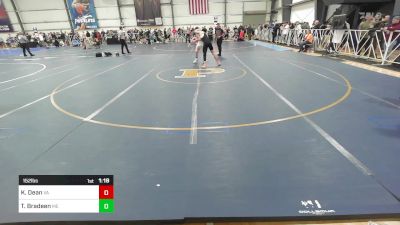 152 lbs Round Of 128 - Karl Dean, VA vs Tanner Bradeen, ME