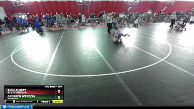 105 lbs Champ. Round 1 - Zion Alstat, DC Elite Wrestling vs Brekken Iverson, Wisconsin