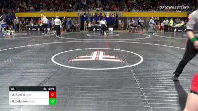 65 lbs Consi Of 16 #2 - John Neville, Forbes Road vs Grayson Johnson, Wyalusing