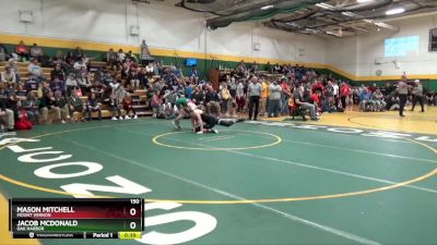 150 lbs Cons. Round 3 - Jacob McDonald, OAK HARBOR vs Mason Mitchell, MOUNT VERNON