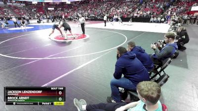 D1-285 lbs Quarterfinal - Jackson Lenzendorf, Waunakee vs Brock Arndt, Appleton North