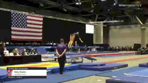 Katy Evans - Double Mini Trampoline, Upsidedowners - 2021 USA Gymnastics Championships