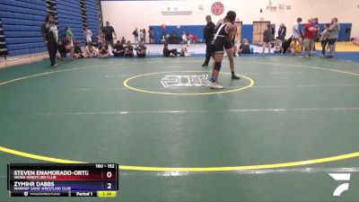 152 lbs 3rd Place Match - Steven Enamorado-Ortiz, Viking Wrestling Club vs Zymihr Dabbs, Warmup Gang Wrestling Club