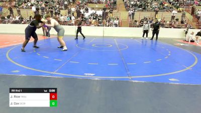 260 lbs Rr Rnd 1 - Jacob Rice, Troup Wrestling vs Jadyn Cox, Georgia