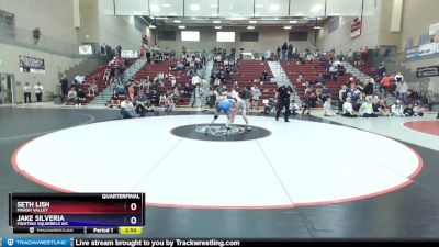 113 lbs Quarterfinal - Seth Lish, Marsh Valley vs Jake Silveria, Fighting Squirrels WC