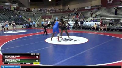 6A 285 lbs Cons. Semi - A`marion Jones, North Little Rock vs Cameron Lewis, Little Rock Central