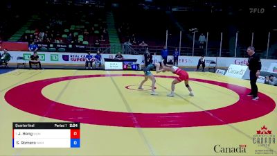 50kg Quarterfinal - Jessica Hong, Carleton WC vs Samantha Romero, Brock WC