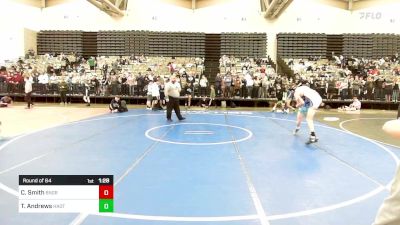 122-H lbs Round Of 64 - Carter Smith, Bangor vs Thomas Andrews, Haddon Twp