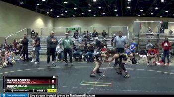 78 lbs Round 4 (6 Team) - Thomas Block, Mi Pitbull vs Jaxson Roberts, American Gladiators-Havoc
