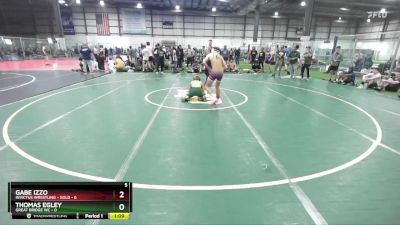 113 lbs Round 1 (4 Team) - Thomas Egley, GREAT BRIDGE WC vs Gabe Izzo, INVICTUS WRESTLING - GOLD