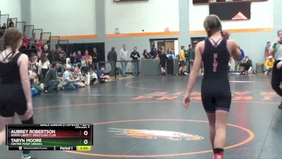 GJ-2 lbs Round 2 - Taryn Moore, Center Point Urbana vs Aubrey Robertson, North Liberty Wrestling Club