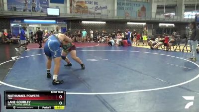 220 lbs Round 2 - Lane Gourley, Del City Little League vs Nathanael Powers, TWA