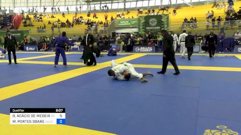 ROGÉRIO ACÁCIO DE MEDEIROS JUNIO vs MAYCON PORTES SOARES 2024 Brasileiro Jiu-Jitsu IBJJF