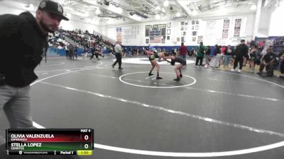 110 lbs Quarterfinal - Olivia Valenzuela, Esperanza vs Stella Lopez, Cerritos