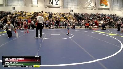 62 lbs Quarterfinal - Leo Mastrosimone, GPS Wrestling Club vs Samuel Lewis, Journeymen Wrestling Club