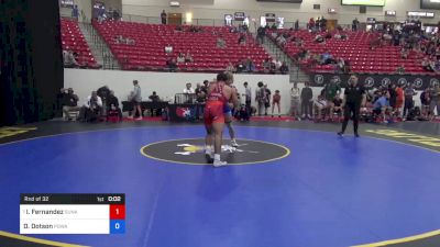 80 kg Rnd Of 32 - Isai Fernandez, Sunkist Kids Monster Garage vs Dominic Dotson, Poway High School Wrestling