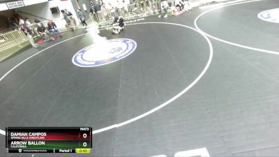 49 lbs Cons. Round 4 - Arrow Ballon, California vs Damian Campos, Spring Hills Wrestling