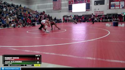 113 lbs Quarterfinal - Robert Wicks, Mankato West vs Julio Alejandro, Sibley East