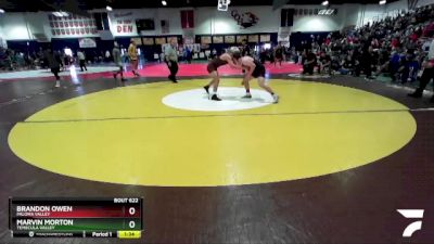 144 lbs Semifinal - Brandon Owen, Paloma Valley vs Marvin Morton, Temecula Valley