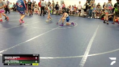 100 lbs Round 5 (8 Team) - Bradon Binetti, Triumph Trained vs John Woodall, New England All Stars