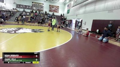 53 lbs Semifinal - Mario Vela, Moses Lake Wrestling Club vs Noah Serrato, Moses Lake Wrestling Club