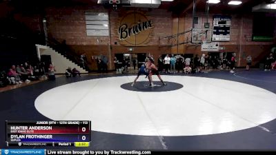 113 lbs 1st Place Match - Hunter Anderson, East Idaho Elite vs Dylan Frothinger, Suples