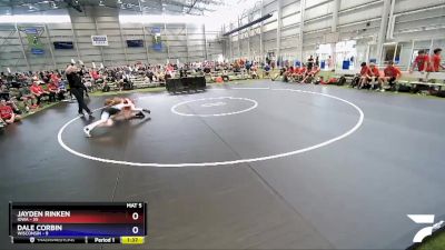 120 lbs Placement Matches (16 Team) - Jayden Rinken, Iowa vs Dale Corbin, Wisconsin