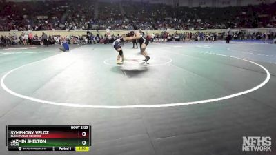 170 lbs Semifinal - Symphony Veloz, Elgin Public Schools vs Jazmin Shelton, Cache