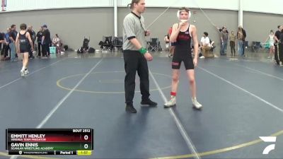 97 lbs Semifinal - Gavin Ennis, Scanlan Wrestling Academy vs Emmitt Henley, Virginia Team Predator