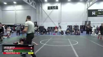 80 lbs Finals (2 Team) - Jacob Benyo, Mat Assassins vs Lane Gowl, Warhawks Black