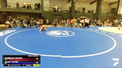 157 lbs Cons. Round 4 - Harrison Crooks, WA vs Grant Oliver, WA