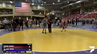 145 lbs Cons. Round 5 - Chase Short, MO vs Blaine Ortiz, MO